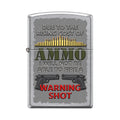 
Zippo Lighter - Rising Cost of Ammo