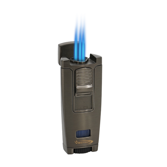 
Vector Apex Triple Flame Torch Lighter Gunmetal Satin