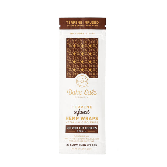 Bake Sale Terpene Infused Hemp Wraps - 2 Packs