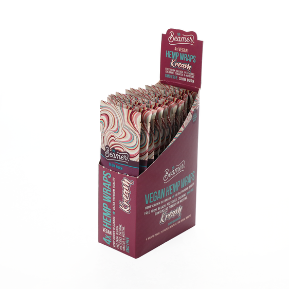 
Beamer Vegan Hemp Wraps - 4 Packs - Kream