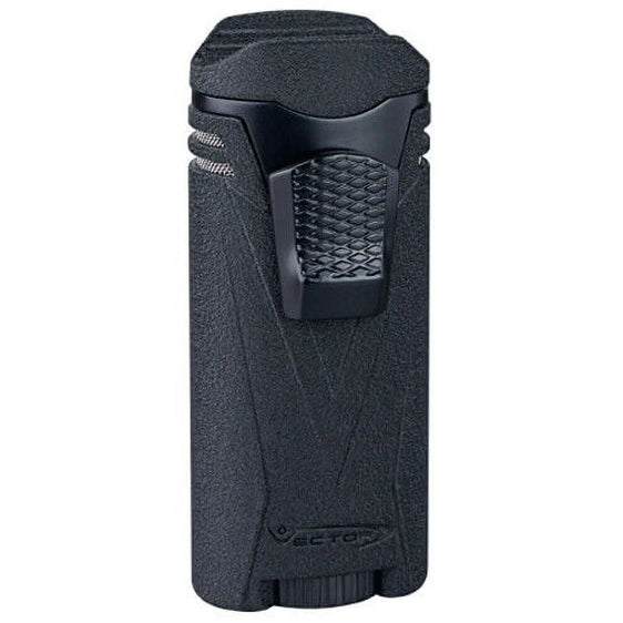 
Vector Ironquad Quad Flame Lighter - Black Crackle