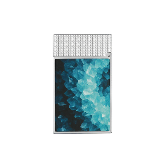 
S.T. Dupont Ligne 2 Géode Lacquered Lighter — Blue