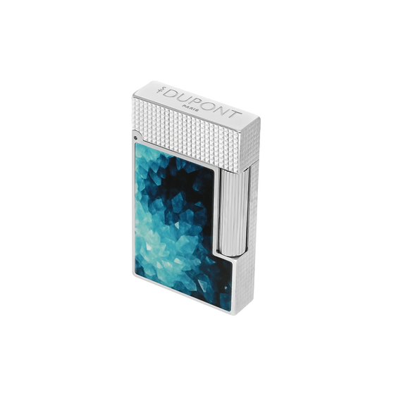 
S.T. Dupont Ligne 2 Géode Lacquered Lighter — Blue