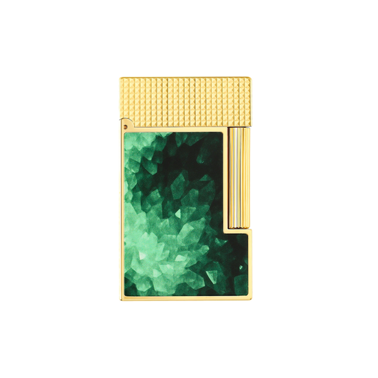 S.T. Dupont Ligne 2 Gรฉode Lacquered Lighter โ Green