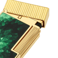
S.T. Dupont Ligne 2 Géode Lacquered Lighter — Green