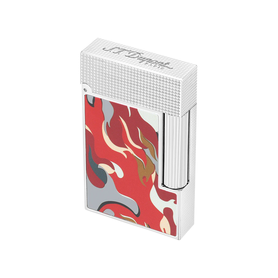 
S.T. Dupont Ligne 2 The Perfect Ping - Microdiamond Head Red Camo Laquer