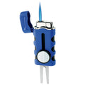 
Vector Caddie Single Flame Torch Lighter Blue Matte