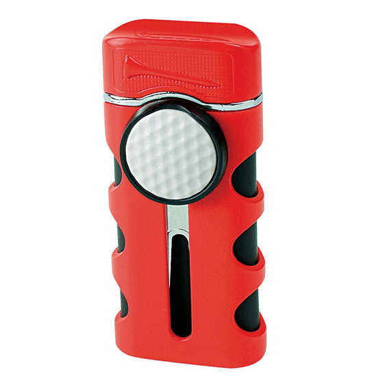 
Vector Caddie Single Flame Torch Lighter - Matte Red