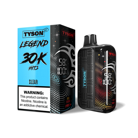 
Tyson 2.0 Legend 30,000 Puffs Disposable Vape - Clear