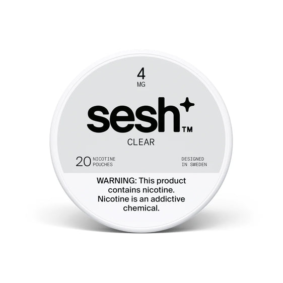 
Sesh+ Nicotine Pouches Clear - 5 Pack