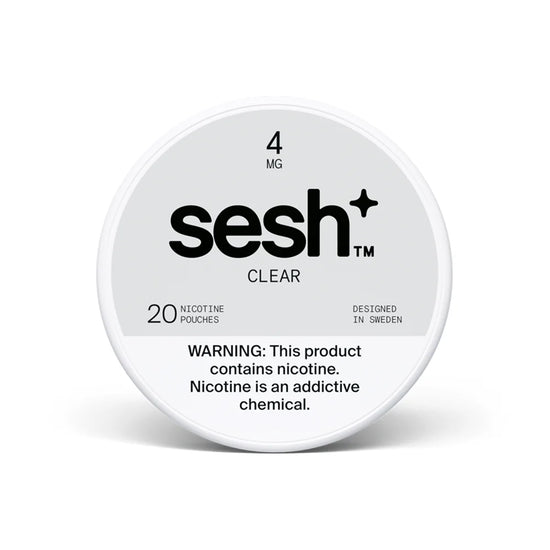 Sesh+ Nicotine Pouches Clear - 5 Pack