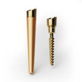 
Vessel Cone Dry Herb Chillum - Rose Gold
