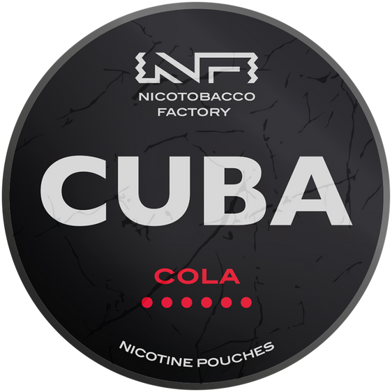 
Cuba Black Line Cola Nicotine Pouches 43mg (5 Pack)