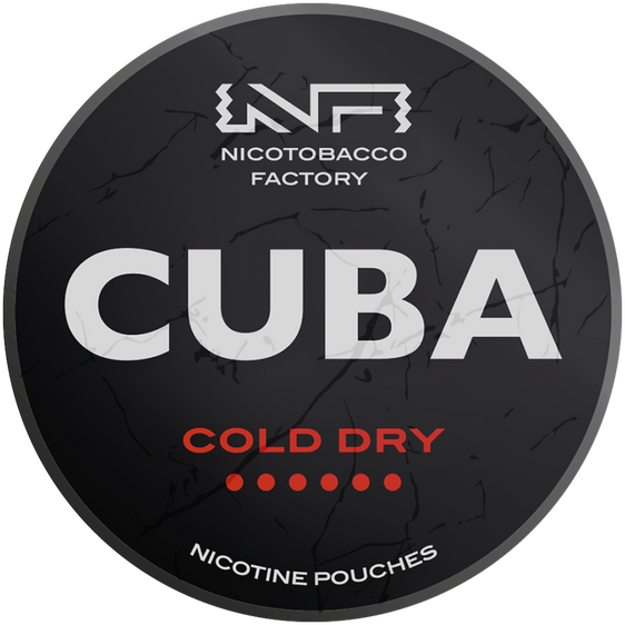 
Cuba Black Line Cold Dry Nicotine Pouches 43mg (5 Pack)
