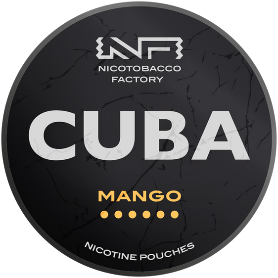 
Cuba Black Line Mango Nicotine Pouches 43mg (5 Pack)