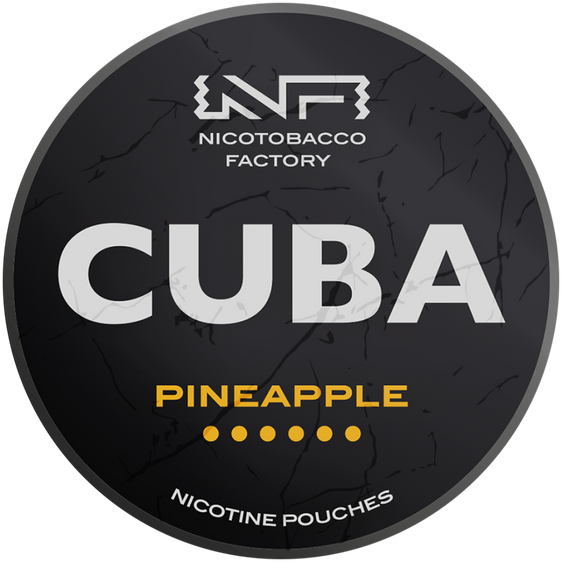
Cuba Black Line Pineapple Nicotine Pouches 43mg (5 Pack)
