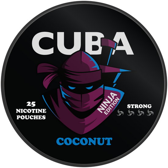 Cuba Ninja Coconut Nicotine Pouches 30mg (5 Pack)