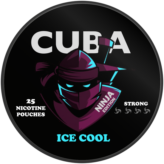 Cuba Ninja Ice Cool Nicotine Pouches 30mg (5 Pack)