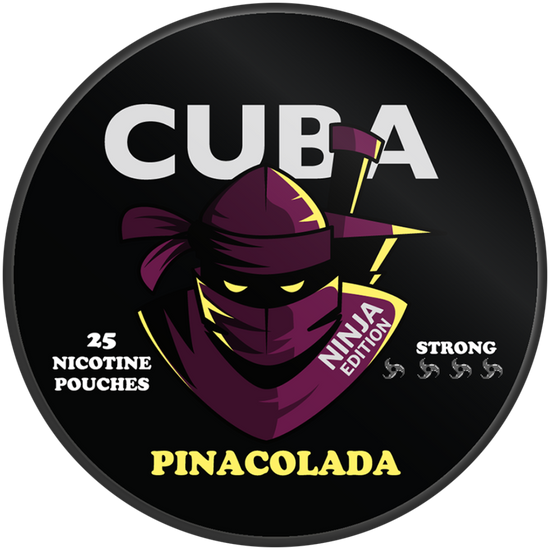 Cuba Ninja Pina Colada Nicotine Pouches 30mg (5 Pack)