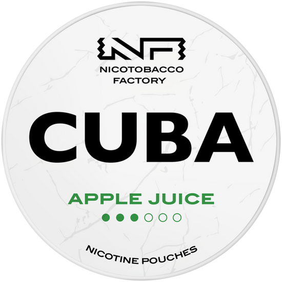 Cuba White Line Apple Juice Nicotine Pouches 16mg (5 Pack)