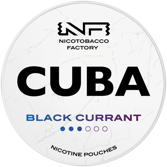 Cuba White Line Blackcurrant Nicotine Pouches 16mg (5 Pack)
