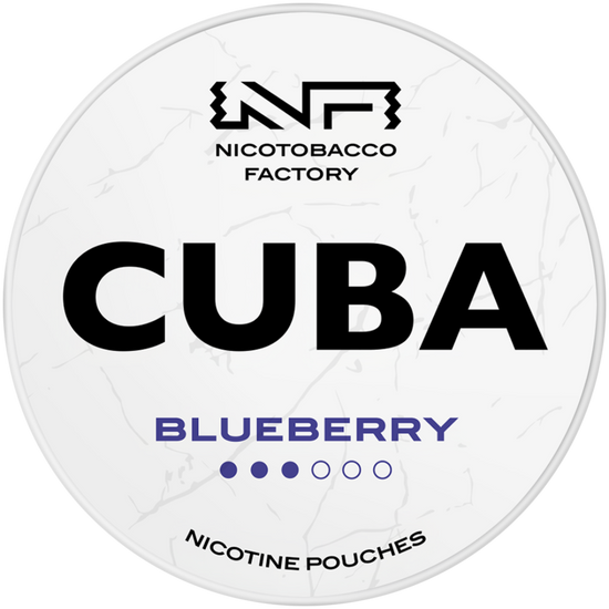 Cuba White Line Blueberry Nicotine Pouches 16mg (5 Pack)