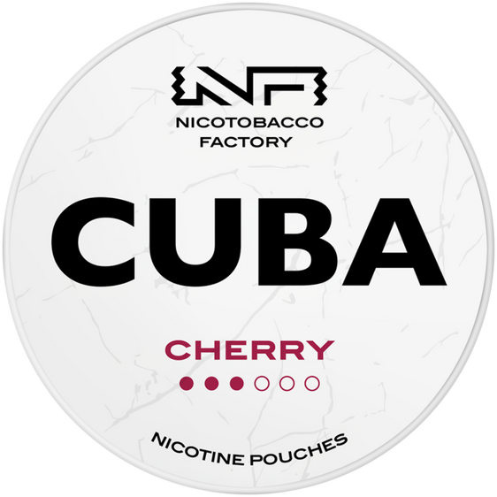 
Cuba White Line Cherry Nicotine Pouches 16mg (5 Pack)
