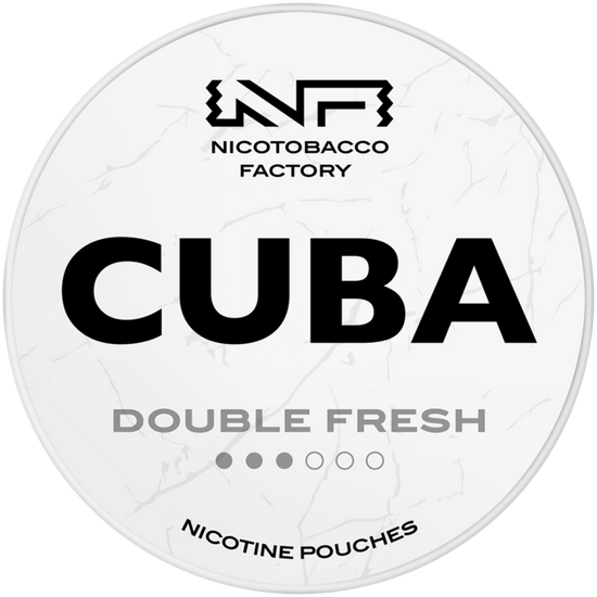 Cuba White Line Double Fresh Nicotine Pouches 16mg (5 Pack)