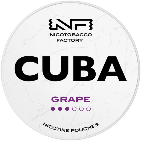 Cuba White Line Grape Nicotine Pouches 16mg (5 Pack)