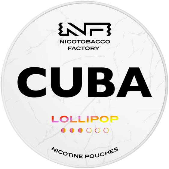 
Cuba White Line Lollipop Nicotine Pouches 16mg (5 Pack)