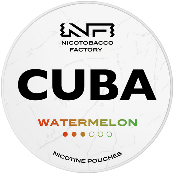 
Cuba White Line Watermelon Nicotine Pouches 16mg (5 Pack)