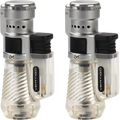 
Vertigo Cyclone Triple Torch Lighter - Clear - 2 Pack