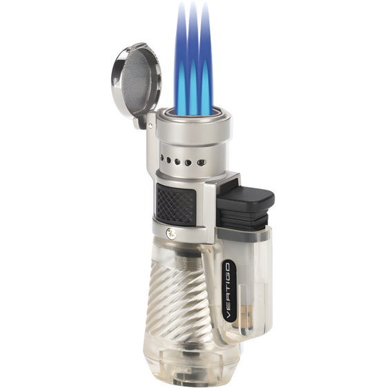 
Vertigo Cyclone Triple Torch Lighter - Clear
