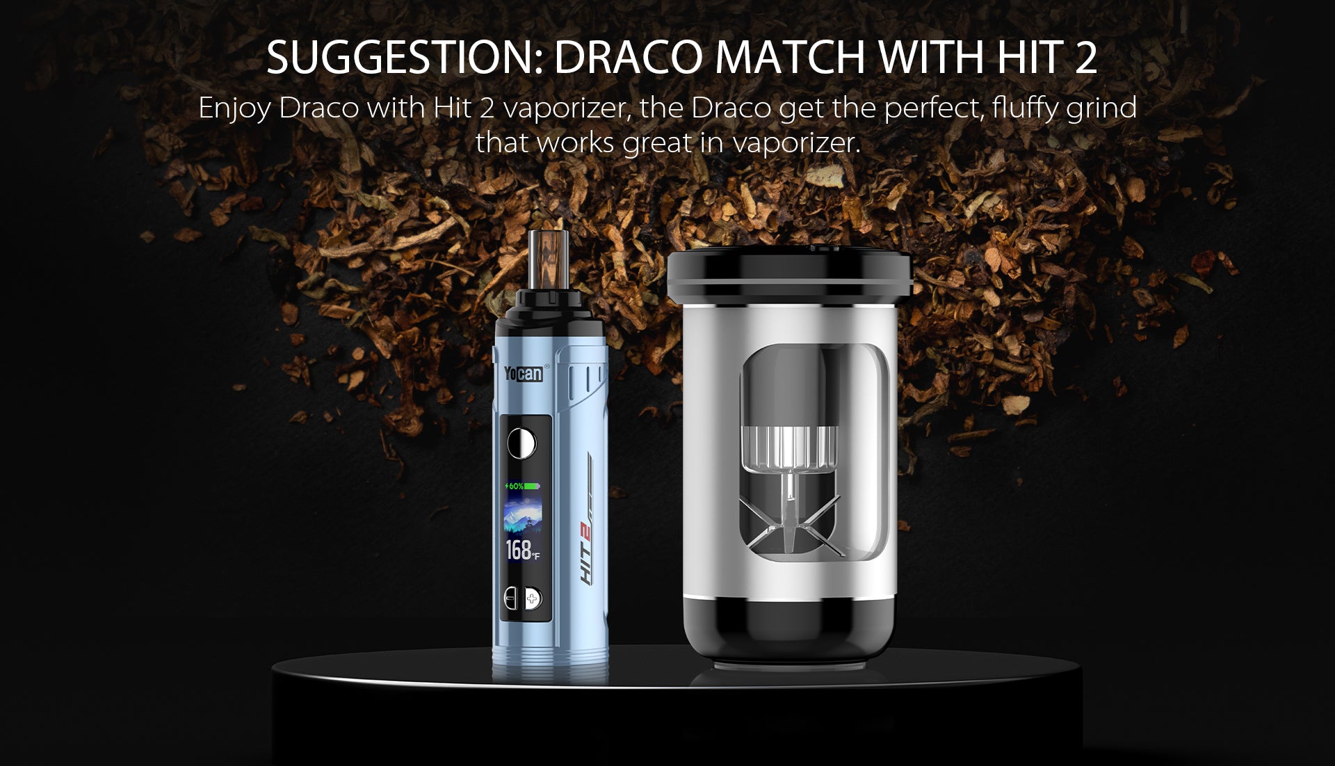 Yocan Draco Electric Smart Grinder | Lighter USA