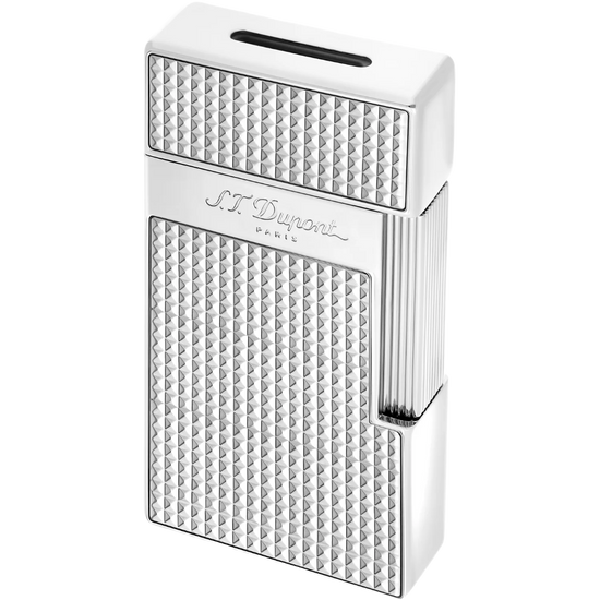 S.T. Dupont Biggy Diamond Head Lighter – Silver