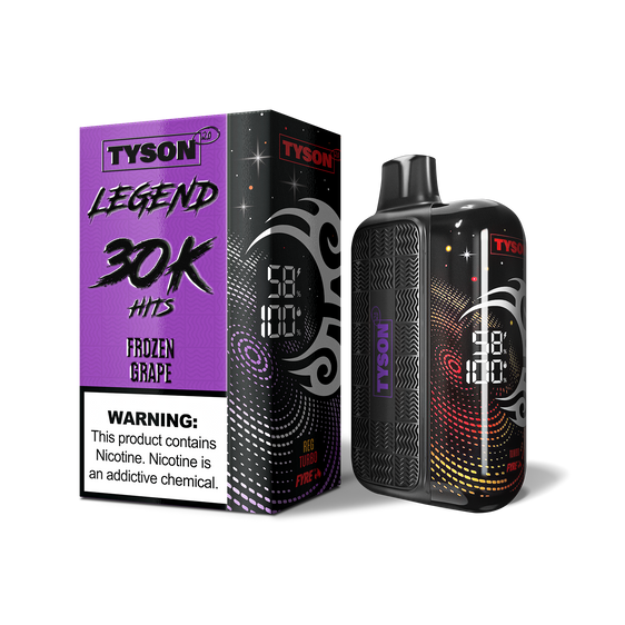 
Tyson 2.0 Legend 30,000 Puffs Disposable Vape - Frozen Grape