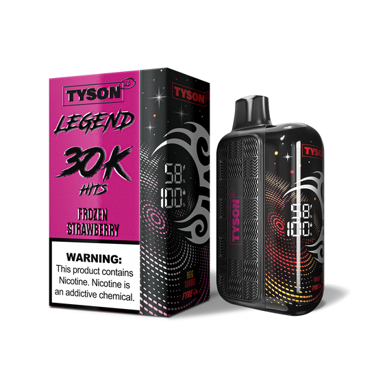 
Tyson 2.0 Legend 30,000 Puffs Disposable Vape - Frozen Strawberry