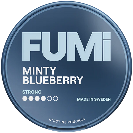 
Fumi Minty Blueberry 8mg Nicotine Pouches (5 Pack)