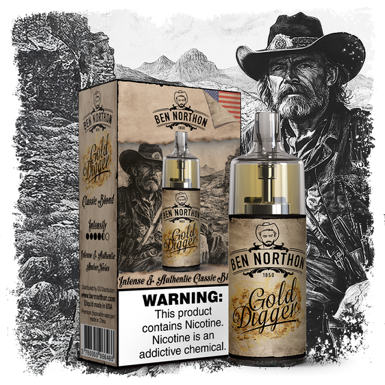 
Ben Northon Premium Disposable Vape - Gold Digger