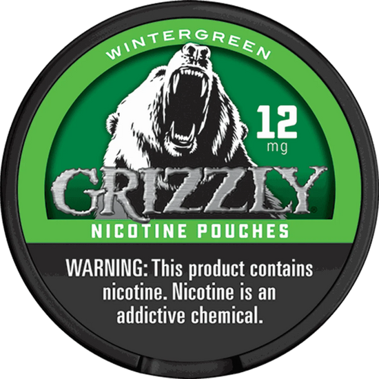Grizzly Wintergreen Nicotine Pouches (5 Pack)