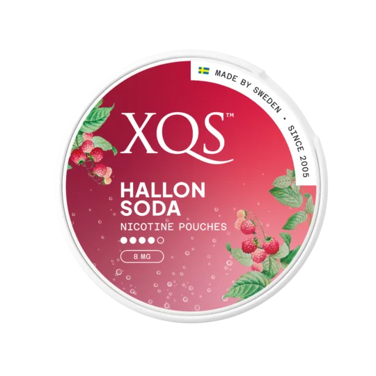 XQS Nicotine Pouches Hallon Soda - 8MG