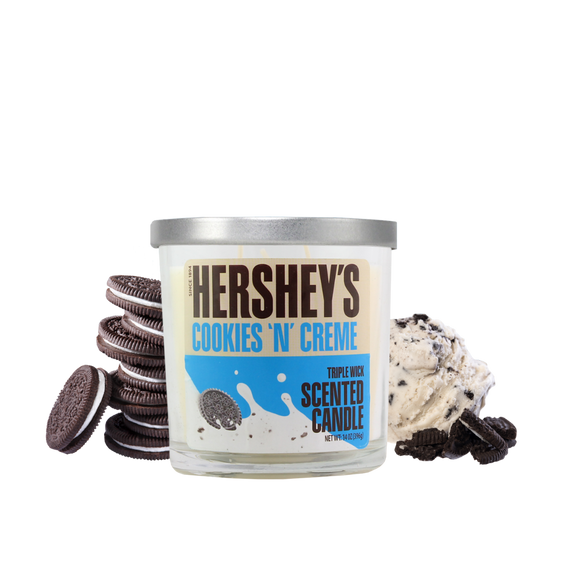 
Hershey's Scented Candle - 14 oz Hershey's Cookies 'N' Cream