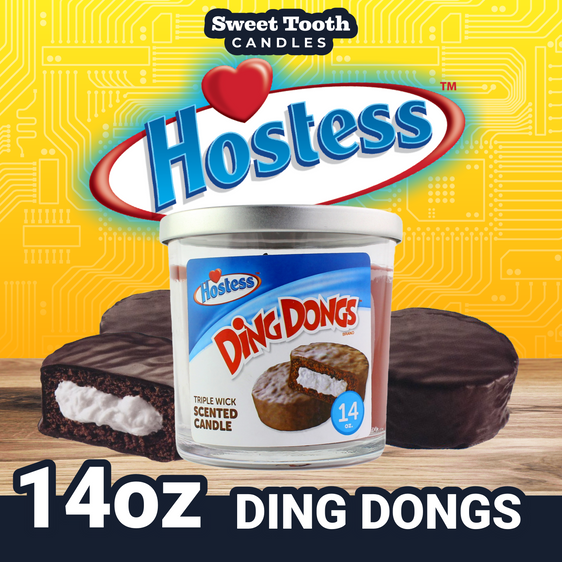 
Hostess Scented Candle - 14oz Ding Dongs