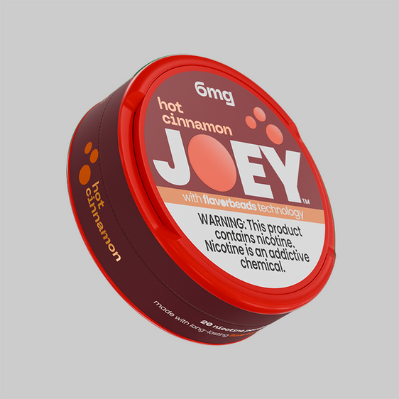 
JOEY Hot Cinnamon Nicotine Pouches 6mg - 5 Pack