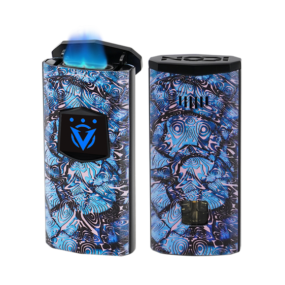
Vector Icon IV Electric Flat Torch Lighter Pink Blue Crackle