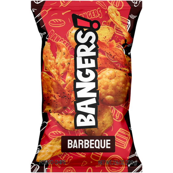 
Bangers Caffeine Chips - 3 Pack - Barbeque