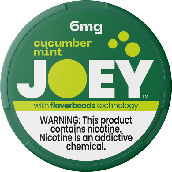 
JOEY Cucumber Mint Nicotine Pouches 6mg (5 Pack)
