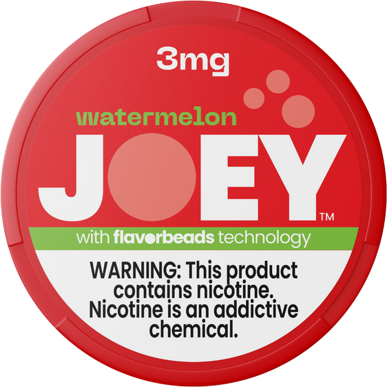 
JOEY Watermelon Nicotine Pouches 3mg (5 Pack)