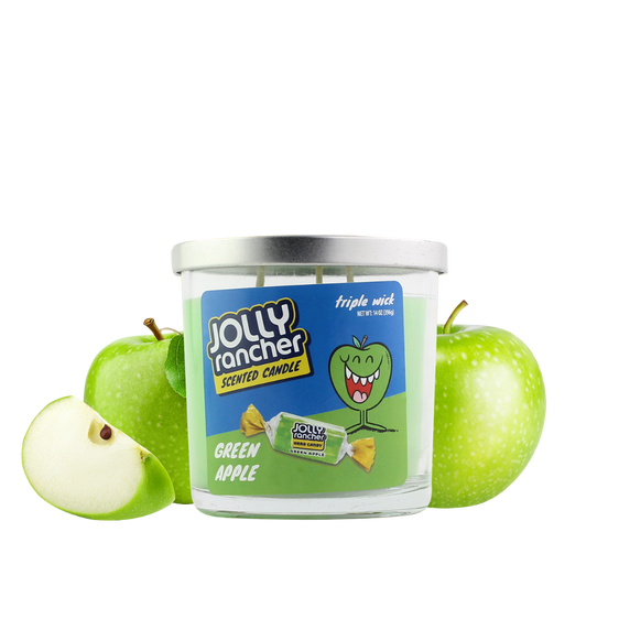 
Jolly Rancher Scented Candle - 14oz Green Apple