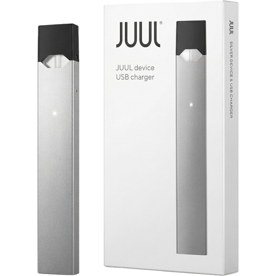 
JUUL Device Kit – Compact Pod System - Silver